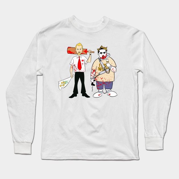 Shaunimation of the Dead Long Sleeve T-Shirt by kentcribbs